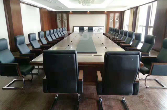 政府会议区会议桌椅案例